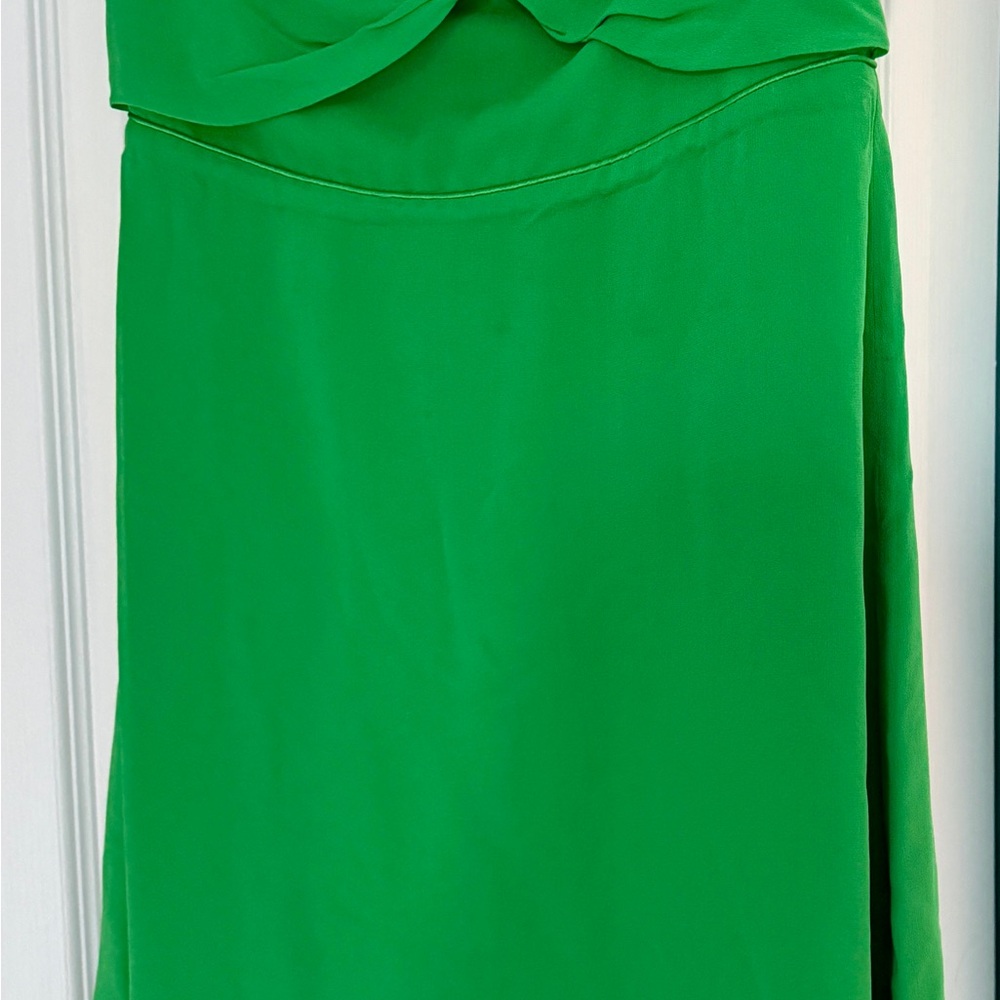 Nicole Miller Strapless Green Dress